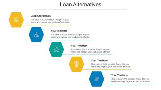 Loan Alternatives Ppt Powerpoint Presentation Outline Clipart Cpb