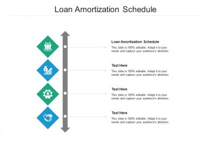 Loan amortization schedule ppt powerpoint presentation layouts gallery cpb