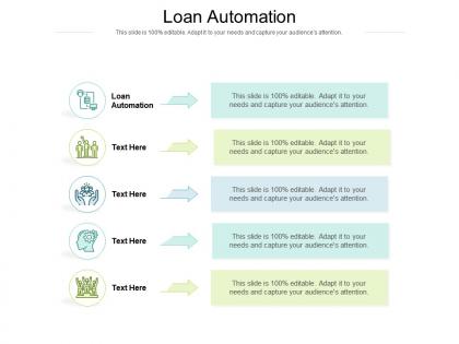 Loan automation ppt powerpoint presentation icon grid cpb