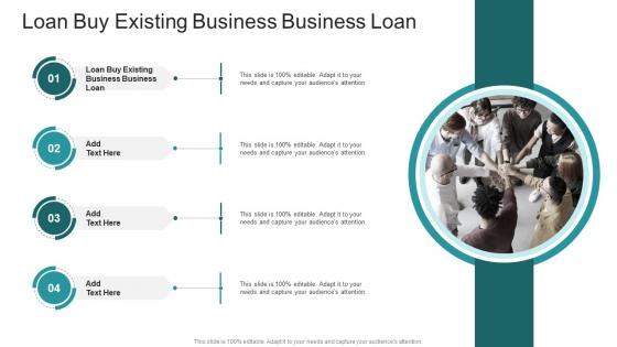 Loan Buy Existing Business Business Loan In Powerpoint And Google Slides Cpb