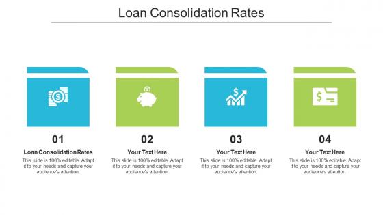 Loan consolidation rates ppt powerpoint presentation styles graphics pictures cpb