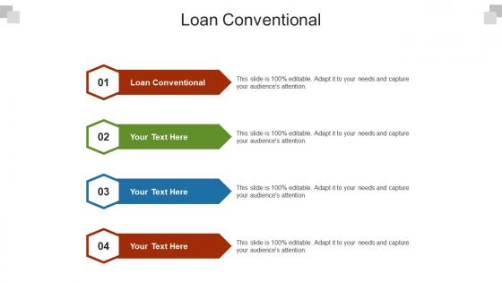 Loan conventional ppt powerpoint presentation inspiration graphic tips cpb