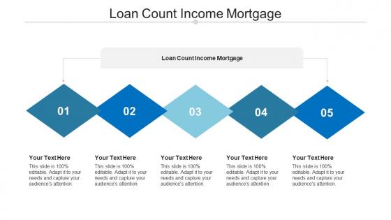 Loan count income mortgage ppt powerpoint presentation gallery format ideas cpb
