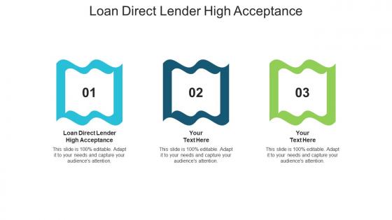 Loan direct lender high acceptance ppt powerpoint presentation portfolio aids cpb
