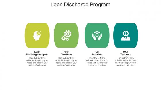 Loan discharge program ppt powerpoint presentation icon slide portrait cpb