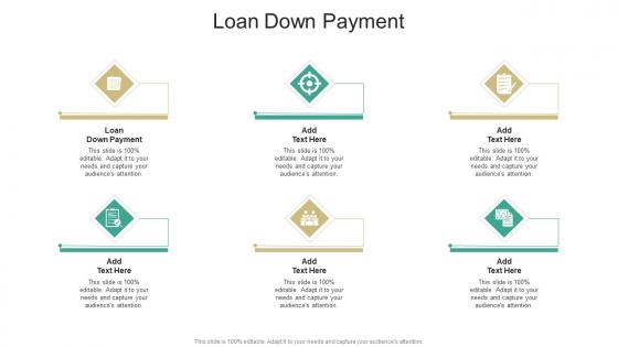 Loan Down Payment In Powerpoint And Google Slides Cpb