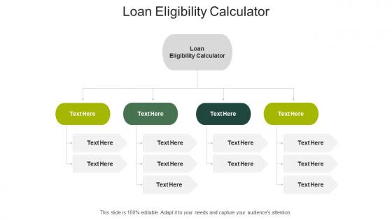 Loan eligibility calculator ppt powerpoint presentation outline graphic tips cpb