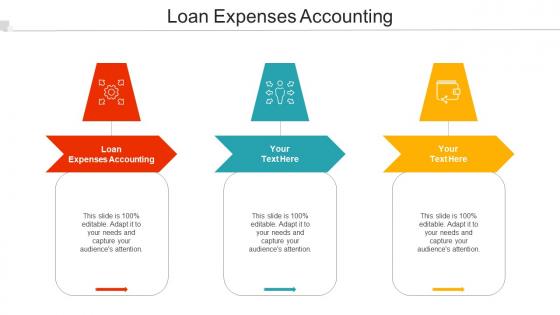 Loan Expenses Accounting Ppt Powerpoint Presentation Inspiration Background Images Cpb