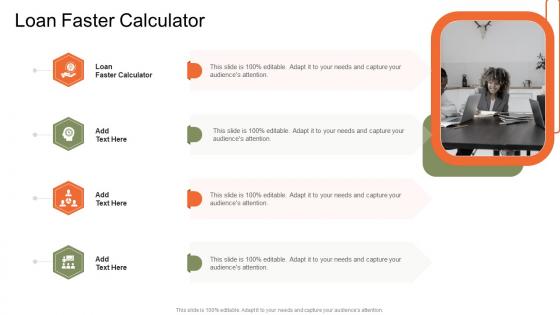 Loan Faster Calculator In Powerpoint And Google Slides Cpb