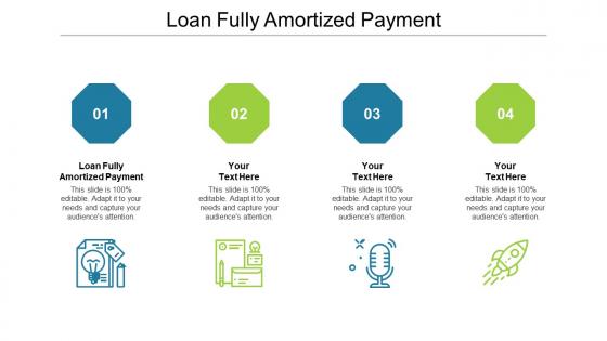 Loan fully amortized payment ppt powerpoint presentation gallery file formats cpb