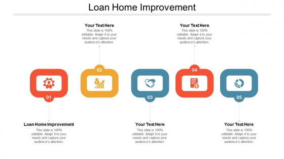 Loan home improvement ppt powerpoint presentation inspiration example cpb