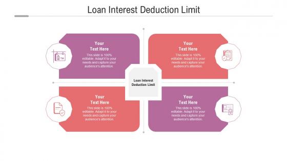 Loan interest deduction limit ppt powerpoint presentation portfolio guide cpb