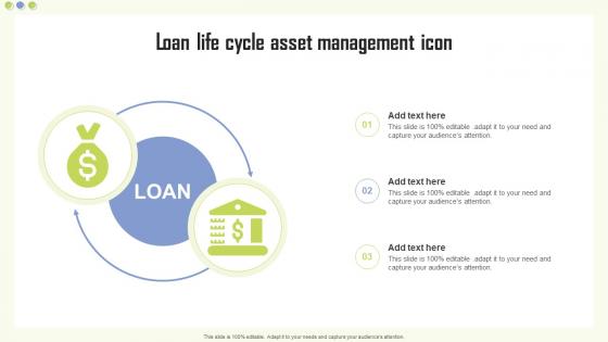Loan Life Cycle Asset Management Icon