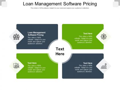 Loan management software pricing ppt powerpoint presentation layouts graphics design cpb
