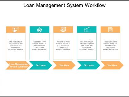 Loan management system workflow ppt powerpoint presentation inspiration visuals cpb
