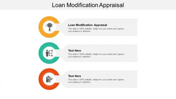 Loan modification appraisal ppt powerpoint presentation styles ideas cpb