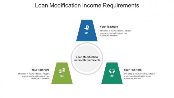 Loan modification income requirements ppt powerpoint presentation show portrait cpb