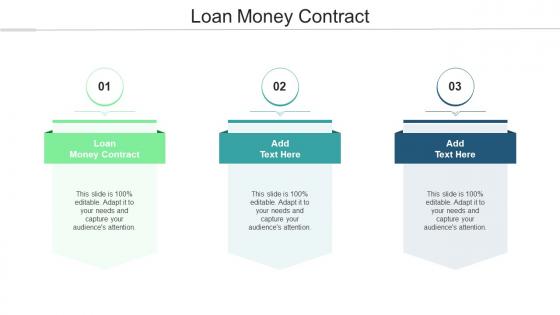 Loan Money Contract In Powerpoint And Google Slides Cpb