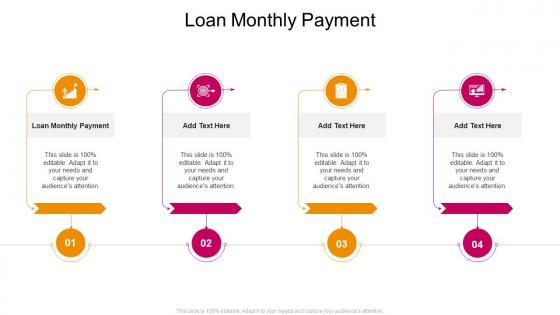 Loan Monthly Payment In Powerpoint And Google Slides Cpb