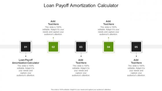 Loan Payoff Amortization Calculator In Powerpoint And Google Slides Cpb