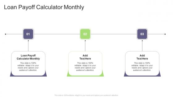 Loan Payoff Calculator Monthly In Powerpoint And Google Slides Cpb