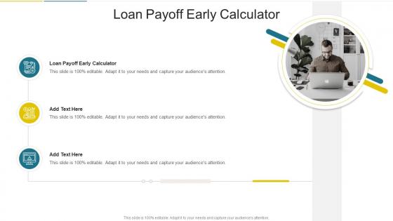 Loan Payoff Early Calculator In Powerpoint And Google Slides Cpb