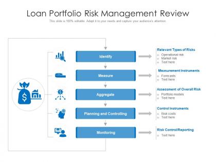 Loan portfolio risk management review