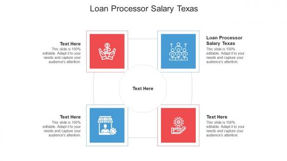 Loan processor salary texas ppt powerpoint presentation ideas graphics cpb