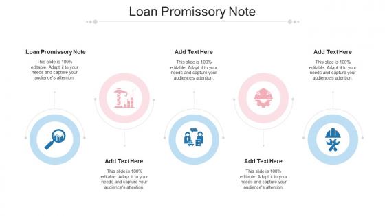 Loan Promissory Note Ppt Powerpoint Presentation Icon Styles Cpb