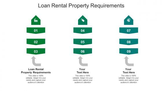 Loan rental property requirements ppt powerpoint presentation show guide cpb