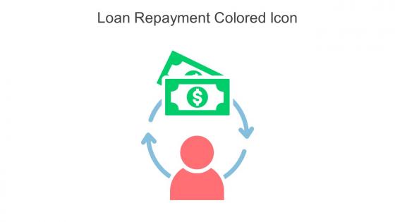 Loan Repayment Colored Icon In Powerpoint Pptx Png And Editable Eps Format