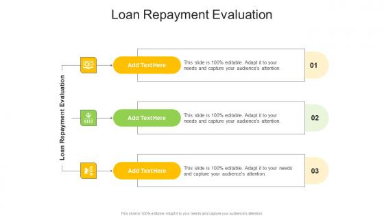 Loan Repayment Evaluation In Powerpoint And Google Slides Cpb