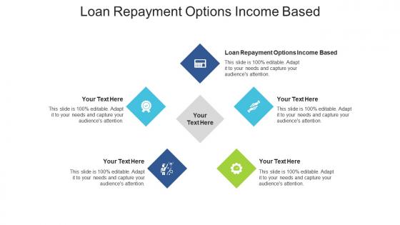 Loan repayment options income based ppt powerpoint presentation model visuals cpb