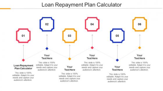 Loan Repayment Plan Calculator Ppt Powerpoint Presentation Model Rules Cpb