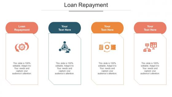 Loan Repayment Ppt Powerpoint Presentation Outline Show Cpb