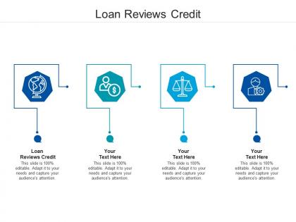 Loan reviews credit ppt powerpoint presentation summary professional cpb