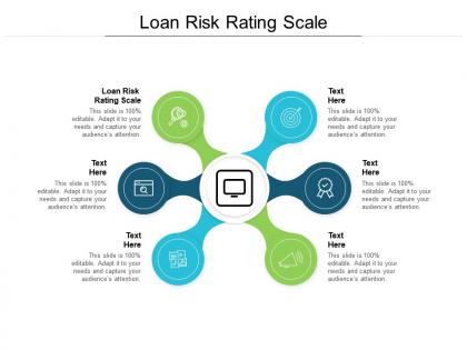 Loan risk rating scale ppt powerpoint presentation styles shapes cpb