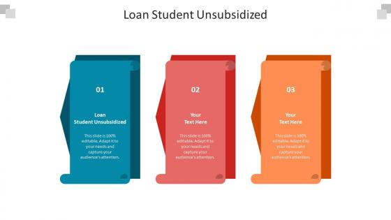 Loan student unsubsidized ppt powerpoint presentation gallery graphics cpb