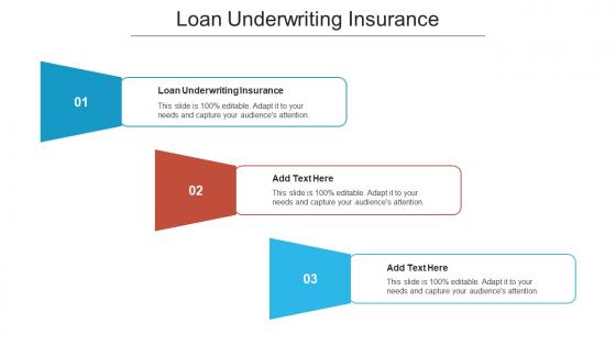 Loan Underwriting Insurance Ppt Powerpoint Presentation Summary Graphic Cpb