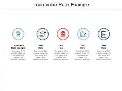 Loan value ratio example ppt powerpoint presentation file infographics cpb