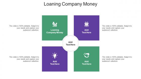 Loaning Company Money Ppt Powerpoint Presentation Slides Portfolio Cpb
