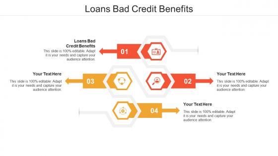 Loans bad credit benefits ppt powerpoint presentation gallery good cpb