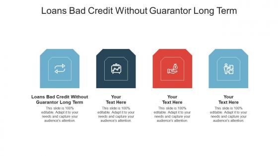 Loans bad credit without guarantor long term ppt powerpoint presentation icon example cpb