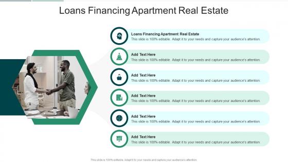 Loans Financing Apartment Real Estate In Powerpoint And Google Slides Cpb