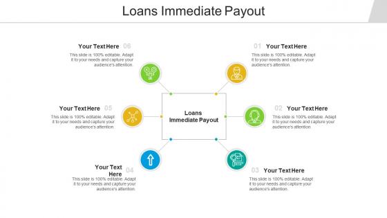 Loans immediate payout ppt powerpoint presentation icon visual aids cpb