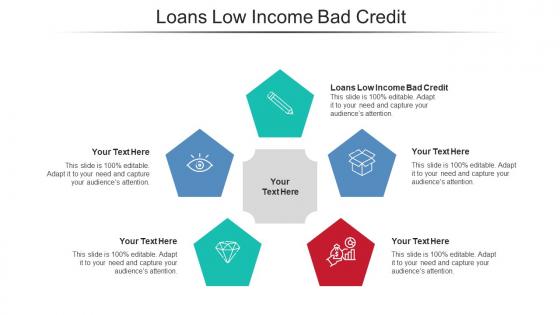 Loans Low Income Bad Credit Ppt Powerpoint Presentation Icon Grid Cpb