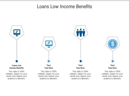 Loans low income benefits ppt powerpoint presentation visual aids model cpb