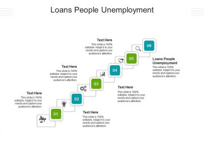 Loans people unemployment ppt powerpoint presentation professional brochure cpb