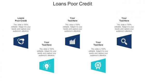 Loans Poor Credit Ppt Powerpoint Presentation Summary Maker Cpb