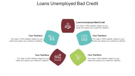 Loans unemployed bad credit ppt powerpoint presentation styles show cpb